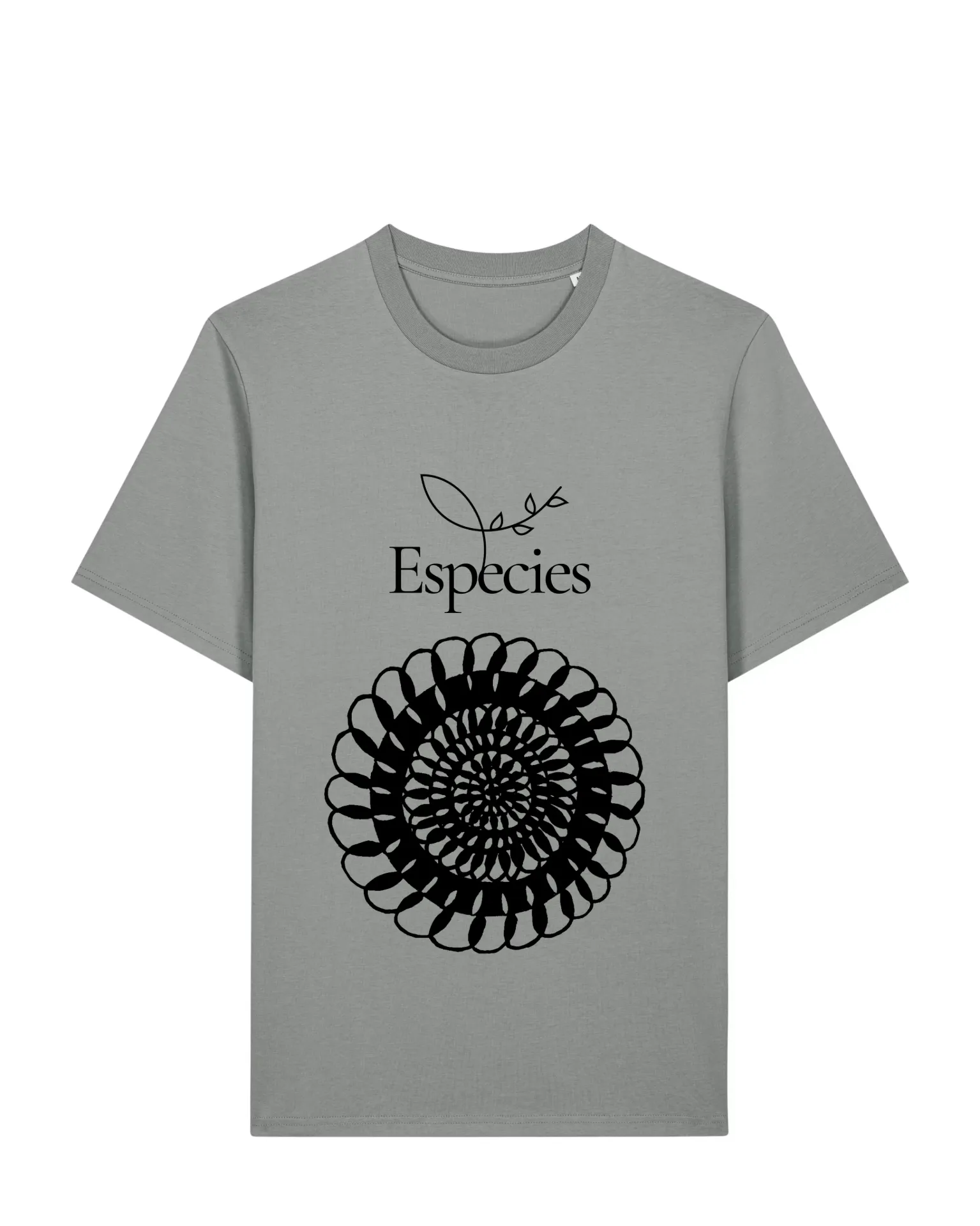Camiseta Mandala Modelo "Surya" (Misty Grey - C138, S)