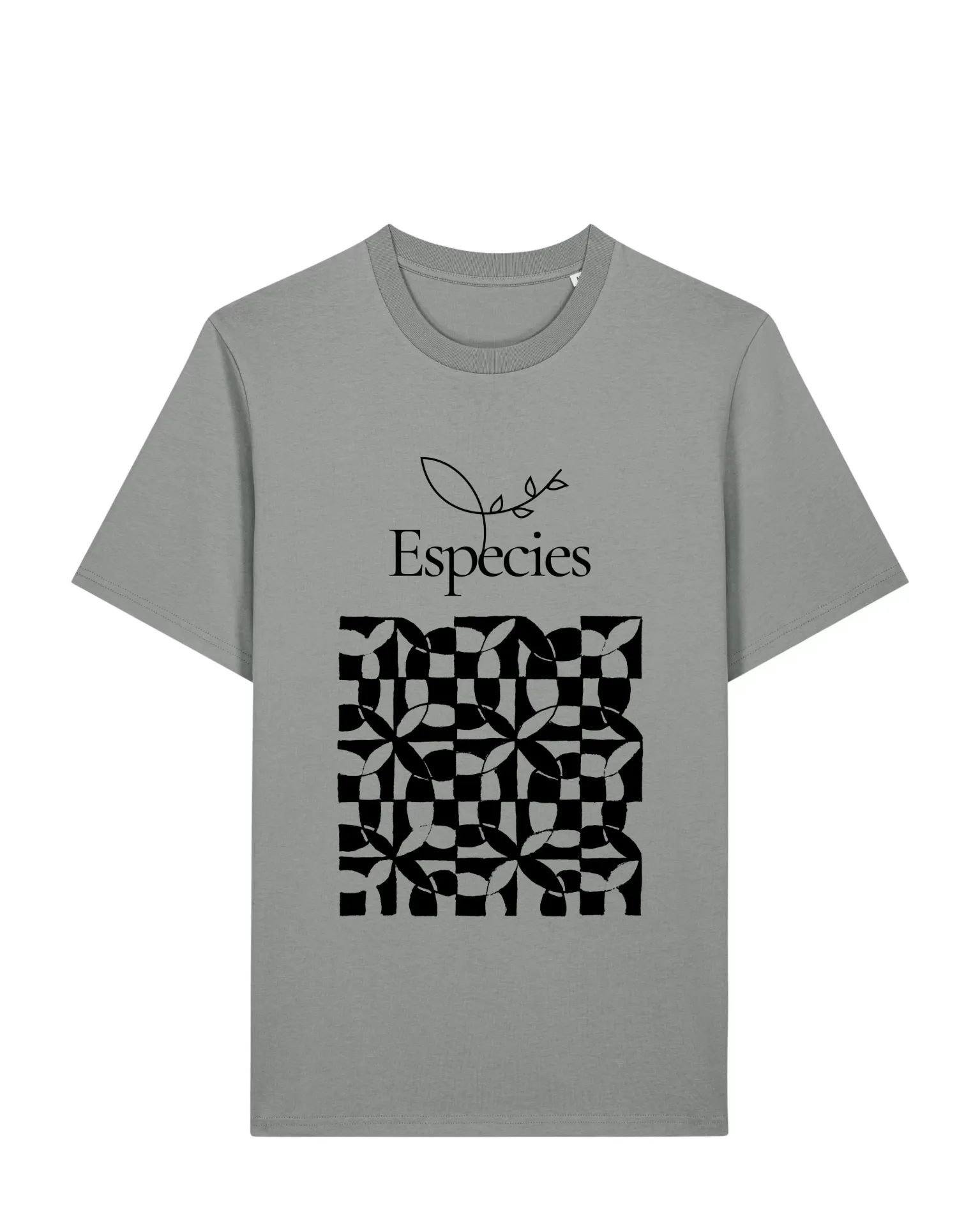 Camiseta Diseño Tramas Modelo "Pachamama" (Misty Grey - C138, S)