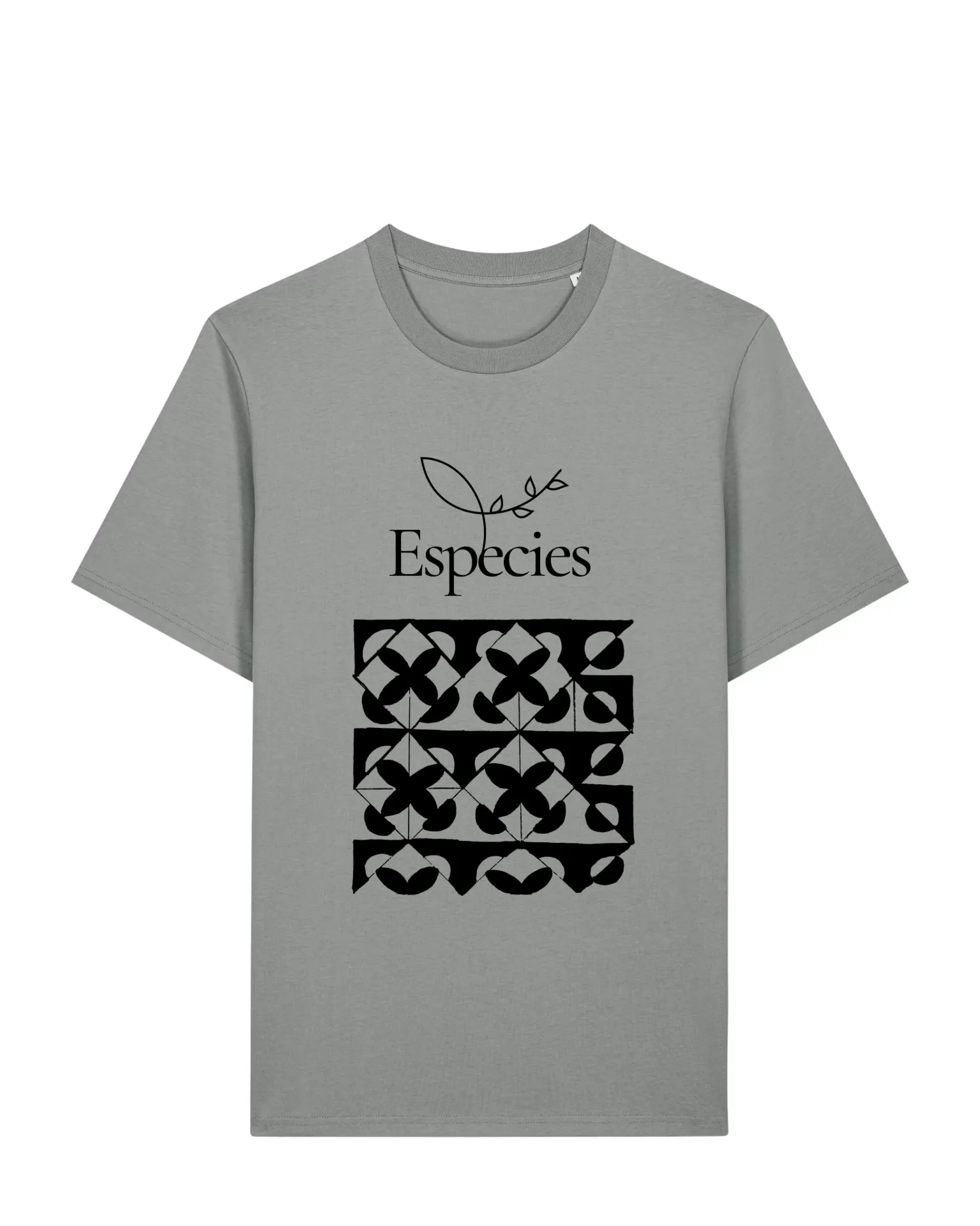 Camiseta Diseño Tramas Modelo "Pallay" (Misty Grey - C138, S)